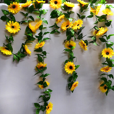 Sunflower vine simulation fake flower sun flower vine home living room decoration rattan decoration simulation rattan
Sunflower vine simulation fake flower sun flower vine home living room decoration rattan decoration simulation rattan
