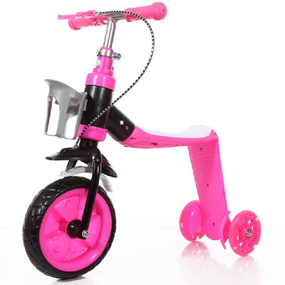 2 in 1 Kids Child Scooter Balance Car Childrens Balance Bike Baby Multifunctional Tricycle with 3 Wheels Stand Seat Folding
2 in 1 Kids Child Scooter Balance Car Childrens Balance Bike Baby Multifunctional Tricycle with 3 Wheels Stand Seat Folding