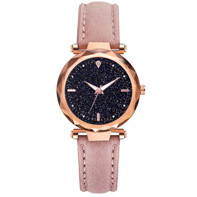Korean style simple student watch cross-border explosion models full of stars dial pu belt ladies watch 
Korean style simple student watch cross-border explosion models full of stars dial pu belt ladies watch