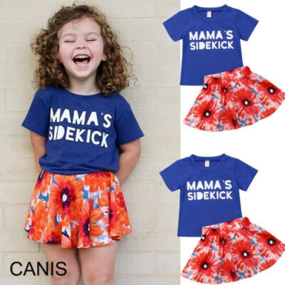 2PCS Toddler Kids Baby Girls Clothes T-shirt Tops Floral Skirt Outfits Set New
2PCS Toddler Kids Baby Girls Clothes T-shirt Tops Floral Skirt Outfits Set New
