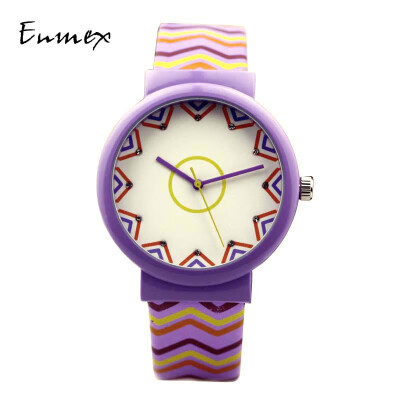 Enmex Creative Design of Color geometric patterns colorful Girls watches&watches during the Translation of Holiday gifts
Enmex Creative Design of Color geometric patterns colorful Girls watches&watches during the Translation of Holiday gifts