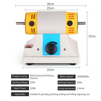 Mini TM Table Lathe Polishing Motor Jewelry Polishing Machine Rotary Burnishing Grinding Cleaning Finishing Motor
Mini TM Table Lathe Polishing Motor Jewelry Polishing Machine Rotary Burnishing Grinding Cleaning Finishing Motor