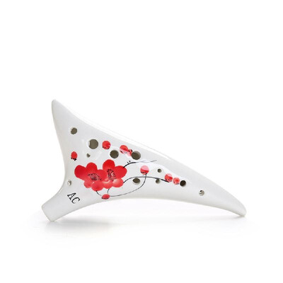 12 Holes Warped-tail Ceramic Ocarina Alto C Hand Painted Musical Instrument with Lanyard Music Score Protective Bag For Music Love
12 Holes Warped-tail Ceramic Ocarina Alto C Hand Painted Musical Instrument with Lanyard Music Score Protective Bag For Music Love