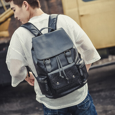 Backpack mens trend backpack male Korean travel bag fashion casual student book computer bag tide
Backpack mens trend backpack male Korean travel bag fashion casual student book computer bag tide