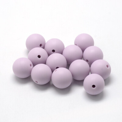 Food Grade Environmental Silicone Beads Chewing Beads For Teethers DIY Nursing Necklaces Making Round Lilac 12mm Hole 2mm
Food Grade Environmental Silicone Beads Chewing Beads For Teethers DIY Nursing Necklaces Making Round Lilac 12mm Hole 2mm