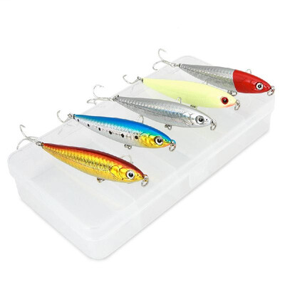 05OZ Hard Fishing Bait Set Diving Fishing Lure Hard Pencil Lure Artificial 3D Fishing Tackle for Pike Perch Weever
05OZ Hard Fishing Bait Set Diving Fishing Lure Hard Pencil Lure Artificial 3D Fishing Tackle for Pike Perch Weever