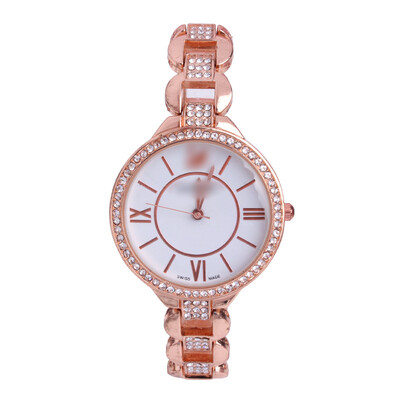 Diamond-set dial simple temperament steel belt bracelet watch fashion trend ladies watch
Diamond-set dial simple temperament steel belt bracelet watch fashion trend ladies watch