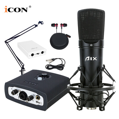 Aiken iCON Micu vst USB external sound card computer mobile phone universal anchor live broadcast equipment full set of micuAIX RS-9AB
Aiken iCON Micu vst USB external sound card computer mobile phone universal anchor live broadcast equipment full set of micuAIX RS-9AB