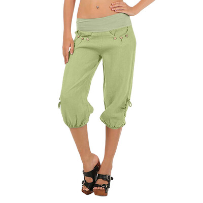 Tailored Women Summer Elastic Waist Boho Check Pockets Pants Baggy Wide Leg Yoga Capris
Tailored Women Summer Elastic Waist Boho Check Pockets Pants Baggy Wide Leg Yoga Capris