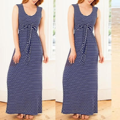 Sexy Sleeveless Baby Clothes Breastfeeding Nursing Pregnant Women Striped Long Maxi Dress
Sexy Sleeveless Baby Clothes Breastfeeding Nursing Pregnant Women Striped Long Maxi Dress
