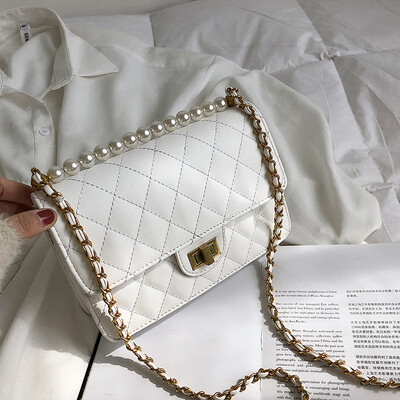 Qiao Bani 2019 new Korean chic fashion pearl embroidery line small square bag wild single shoulder diagonal trend handbags
Qiao Bani 2019 new Korean chic fashion pearl embroidery line small square bag wild single shoulder diagonal trend handbags