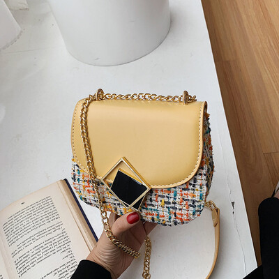Qiao Bani 2019 new Korean fashion Dongdaemun hit color flip small square bag shoulder diagonal trend handbags
Qiao Bani 2019 new Korean fashion Dongdaemun hit color flip small square bag shoulder diagonal trend handbags