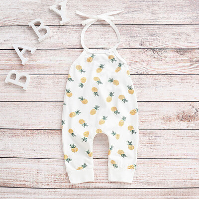 Summer Infant Baby Sleeveless Pineapple Banana Print Backless Romper Jumpsuit
Summer Infant Baby Sleeveless Pineapple Banana Print Backless Romper Jumpsuit