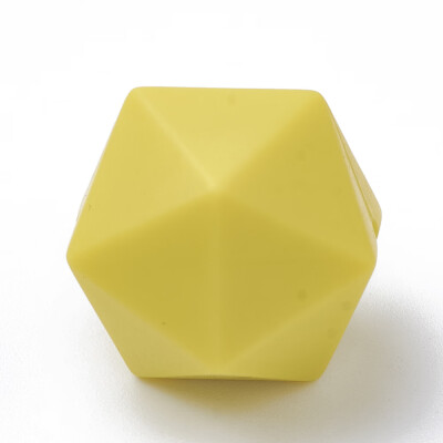Food Grade Environmental Silicone Beads Chewing Beads For Teethers DIY Nursing Necklaces Making Icosahedron LemonChiffon 19x1
Food Grade Environmental Silicone Beads Chewing Beads For Teethers DIY Nursing Necklaces Making Icosahedron LemonChiffon 19x1