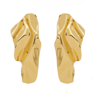 EK2172 Fashion Brand Gold Large Metallic Geometry Irregular Big Drop Earrings for Women Jewelry 2018 Brincos Female Earring
EK2172 Fashion Brand Gold Large Metallic Geometry Irregular Big Drop Earrings for Women Jewelry 2018 Brincos Female Earring