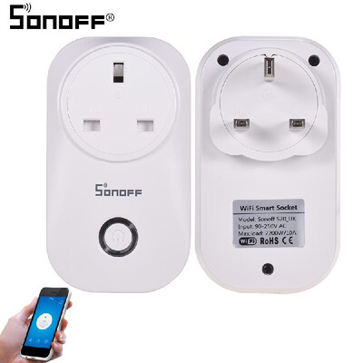 Sonoff S20 Wifi Power Socket Switch EU Plug Wireless APP Remote Socket Outlet Timing Switch for Smart Home Work with Alexa
Sonoff S20 Wifi Power Socket Switch EU Plug Wireless APP Remote Socket Outlet Timing Switch for Smart Home Work with Alexa
