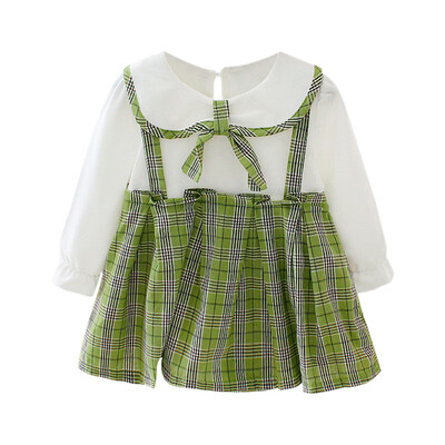 Baby Girl Clothes 0-3T Plaid Pattern Girls Dresses Fashion Cute Fake Two-piece Long Sleeves Dresses
Baby Girl Clothes 0-3T Plaid Pattern Girls Dresses Fashion Cute Fake Two-piece Long Sleeves Dresses