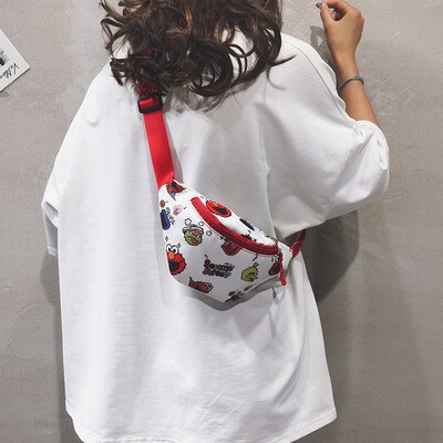 Ins pocket female 2019 new wave Korean version of the wild canvas shoulder diagonal sesame street pack Harajuku student chest bag
Ins pocket female 2019 new wave Korean version of the wild canvas shoulder diagonal sesame street pack Harajuku student chest bag