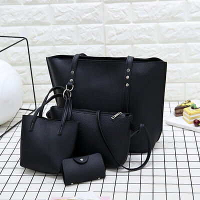 Tailored Fashion Women Leather Four-Piece Shoulder Crossbody Bag Clutch Wallet Retro Bag
Tailored Fashion Women Leather Four-Piece Shoulder Crossbody Bag Clutch Wallet Retro Bag