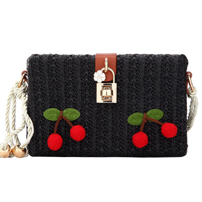 Summer Straw Beach Crossbody Bag Lock 2019 New Girl Chains Small Shoulder Strawberry Handbag Flap Fashion Women Messenger Bag
Summer Straw Beach Crossbody Bag Lock 2019 New Girl Chains Small Shoulder Strawberry Handbag Flap Fashion Women Messenger Bag