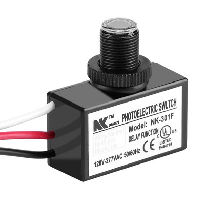 120V-277VAC Light Sensor Control Automatic OnOff Photoelectric Switch for Lighting Fixtures Photoelectric Sensor Control
120V-277VAC Light Sensor Control Automatic OnOff Photoelectric Switch for Lighting Fixtures Photoelectric Sensor Control