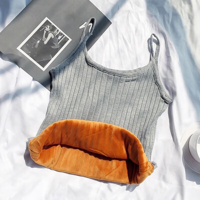 Fashion Women Knitted Tank Top Sleeveless Spaghetti Strap Thicken Warm Solid Slim Vest Winter Slip Tops 
Fashion Women Knitted Tank Top Sleeveless Spaghetti Strap Thicken Warm Solid Slim Vest Winter Slip Tops