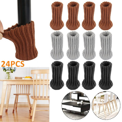 424Pcs Lovely Chair Table Leg Socks Furniture Sleeve Cover Knit Chair Foot Anti-slip Socks Floor Protector
424Pcs Lovely Chair Table Leg Socks Furniture Sleeve Cover Knit Chair Foot Anti-slip Socks Floor Protector