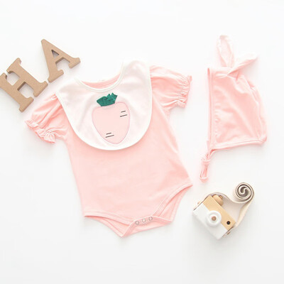 Summer Baby Girl Cotton Infant Short Sleeve JumpsuitCartoon Animal Pattern BibsHat Newborn Romper Set Cute Baby Home Suits
Summer Baby Girl Cotton Infant Short Sleeve JumpsuitCartoon Animal Pattern BibsHat Newborn Romper Set Cute Baby Home Suits