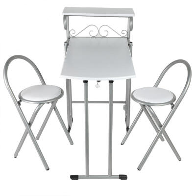 Greensen Fashion Folding Couple 1 Table with 2 Chairs Set Dining Room Furniture
Greensen Fashion Folding Couple 1 Table with 2 Chairs Set Dining Room Furniture