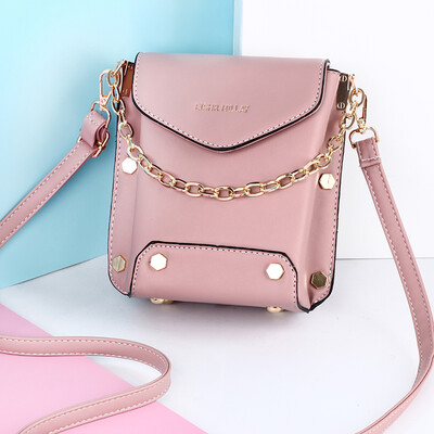 Summer womens fashion fashion one-shoulder bag Korean-style one-to-one one-way bag rivet chain small square bag
Summer womens fashion fashion one-shoulder bag Korean-style one-to-one one-way bag rivet chain small square bag