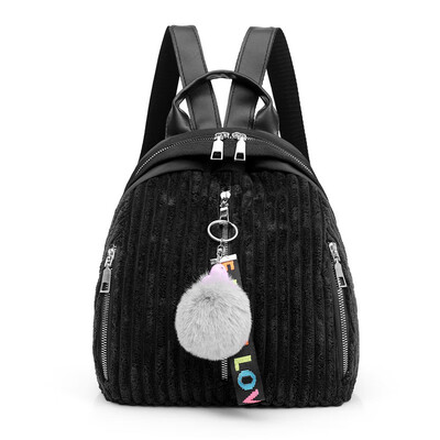 Corduroy Backpack Travel Bag Dual-purpose GirlsBookbag Cloth Bag Campus Korean Version Baitao Pure Color
Corduroy Backpack Travel Bag Dual-purpose GirlsBookbag Cloth Bag Campus Korean Version Baitao Pure Color