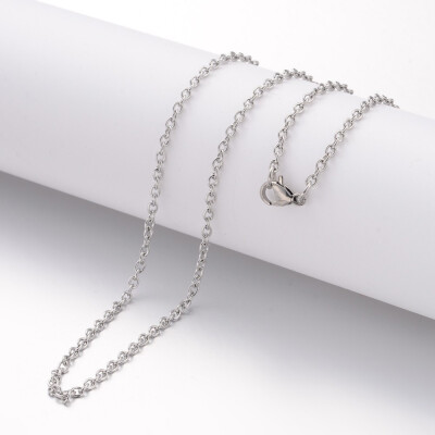 304 Stainless Steel Necklace Making Cable Chains with Lobster Clasps Stainless Steel Color 236"600mm 23mm
304 Stainless Steel Necklace Making Cable Chains with Lobster Clasps Stainless Steel Color 236"600mm 23mm