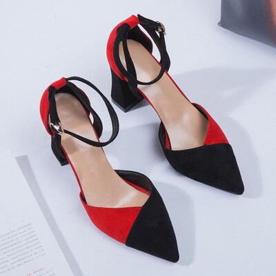 Womens shoes Korean version of the pointed high-heeled high-heeled sandals light mouth with empty single shoes
Womens shoes Korean version of the pointed high-heeled high-heeled sandals light mouth with empty single shoes