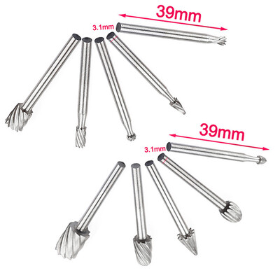 Gobestart 10 PcsSet HSS Titanium Dremel Routing Rotary Milling Rotary File Cutter Wood
Gobestart 10 PcsSet HSS Titanium Dremel Routing Rotary Milling Rotary File Cutter Wood