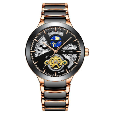 TEVISE T845B Business Men Mechanical Watch Time Display Timer Fashion Casual Stainless Steel Strap 3ATM Waterproof Self-Winding Ma
TEVISE T845B Business Men Mechanical Watch Time Display Timer Fashion Casual Stainless Steel Strap 3ATM Waterproof Self-Winding Ma