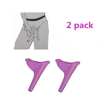 2 pack Female Urination Device - Women Portable Lightweight Silicone Travel Urinal Funnel Lets You Pee Standing up-Lightweight Per
2 pack Female Urination Device - Women Portable Lightweight Silicone Travel Urinal Funnel Lets You Pee Standing up-Lightweight Per