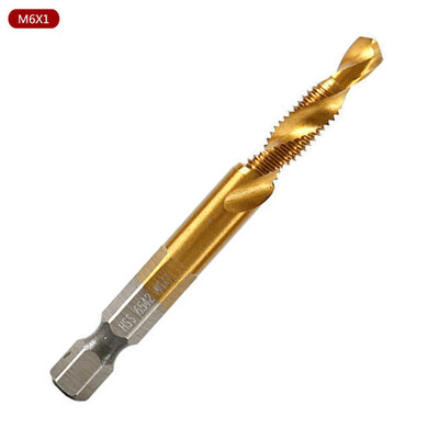 〖Follure〗1PCS Hex Shank Titanium Plated Screw Thread Drill Bits Set Compound Tap M3
〖Follure〗1PCS Hex Shank Titanium Plated Screw Thread Drill Bits Set Compound Tap M3