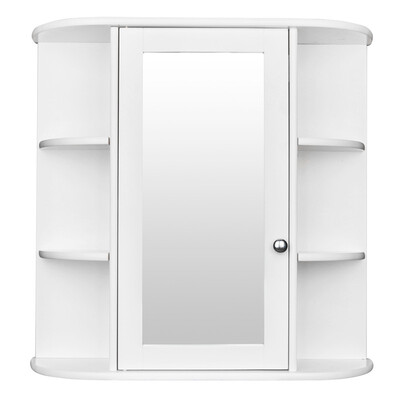 Bathroom Wall Mounted Cabinet 6 Shelvs Single Door Mirrior Indoor Kitchen Medicine Cabinet Shelves Organizer
Bathroom Wall Mounted Cabinet 6 Shelvs Single Door Mirrior Indoor Kitchen Medicine Cabinet Shelves Organizer