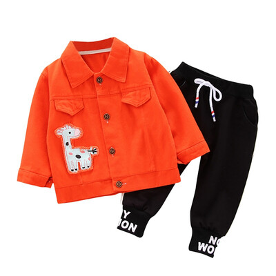 Autumn Set Baby Boys Girls Long Sleeve Cartoon Print Jacket CoatPants Trouser Costume Casual Set
Autumn Set Baby Boys Girls Long Sleeve Cartoon Print Jacket CoatPants Trouser Costume Casual Set