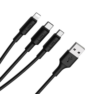 hoco X25 3in1 USB Charger Cable for iPhone X876s5s Samsung Huawei for Applefor Andriod Type C Micro USB Sync Data Charging C
hoco X25 3in1 USB Charger Cable for iPhone X876s5s Samsung Huawei for Applefor Andriod Type C Micro USB Sync Data Charging C