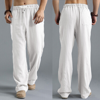 Tailored Mens Fashion Trousers Linen Style Loose Casual Breathable Outdoor Summer Solid Sportswear
Tailored Mens Fashion Trousers Linen Style Loose Casual Breathable Outdoor Summer Solid Sportswear