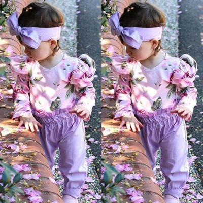Toddler Baby Girl Flower Tops Romper Pants Leggings 3Pcs Autumn Outfits Clothes 0-24M
Toddler Baby Girl Flower Tops Romper Pants Leggings 3Pcs Autumn Outfits Clothes 0-24M