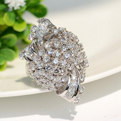 Brand New Arrival Amazing Silver Colors Vintage Crystal Ring For Women Shinning Rhinestone Top Quality Women Ring Gift
Brand New Arrival Amazing Silver Colors Vintage Crystal Ring For Women Shinning Rhinestone Top Quality Women Ring Gift
