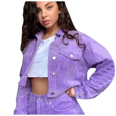 Toponeto Womens Casual Solid Color Short Pocket Lapel Loose Corduroy Button Jacket Coat
Toponeto Womens Casual Solid Color Short Pocket Lapel Loose Corduroy Button Jacket Coat