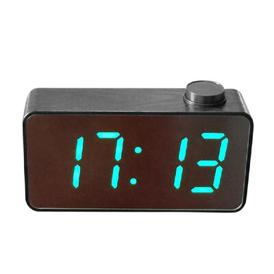 Digital Mirror Alarm Clock 3 Times Displays Luminance Adjustment 2 Daily Alarm Voice Control Weekend Alarm Snooze Function Thermom
Digital Mirror Alarm Clock 3 Times Displays Luminance Adjustment 2 Daily Alarm Voice Control Weekend Alarm Snooze Function Thermom