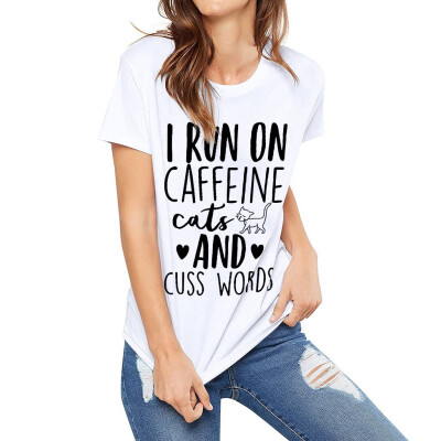 Starmoon Womens Short Sleeve Casual Comfort Letter Print Tops T-shirt Loose Blouse
Starmoon Womens Short Sleeve Casual Comfort Letter Print Tops T-shirt Loose Blouse