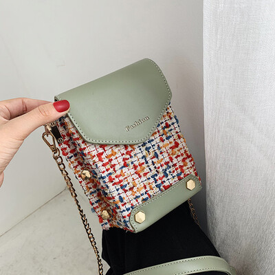 Tailored Fashion Women Retro Leather Wool Bucket Bag Crossbody Bag Chain Shoulder Bags
Tailored Fashion Women Retro Leather Wool Bucket Bag Crossbody Bag Chain Shoulder Bags