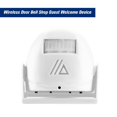 Wireless Door Bell Shop Guest Welcome Device Infrared Motion Sensor Home Anti-theft AlarmWhite
Wireless Door Bell Shop Guest Welcome Device Infrared Motion Sensor Home Anti-theft AlarmWhite