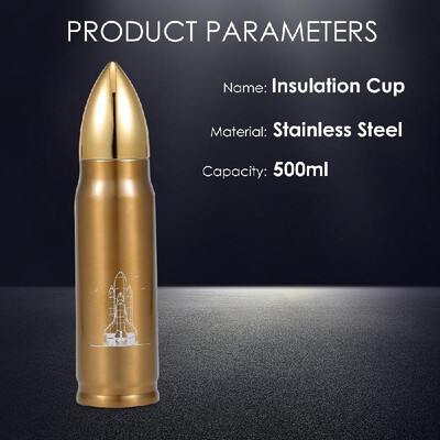Water Bottle Stainless Steel 500ml Vacuum Insulated Water Bottle Bullet Shape Travel Cup Keep Warm
Water Bottle Stainless Steel 500ml Vacuum Insulated Water Bottle Bullet Shape Travel Cup Keep Warm