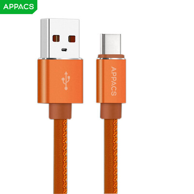 APPACS PU Leather Fast Charging USB Data Cable Type C Cable for Huawei P20 Pro P10 Fast Charge USB-C Cable for Samsung S9
APPACS PU Leather Fast Charging USB Data Cable Type C Cable for Huawei P20 Pro P10 Fast Charge USB-C Cable for Samsung S9